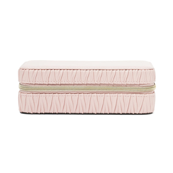 【EC限定・アウトレット品】エンボス トラベルジュエリーボックス M ピンク