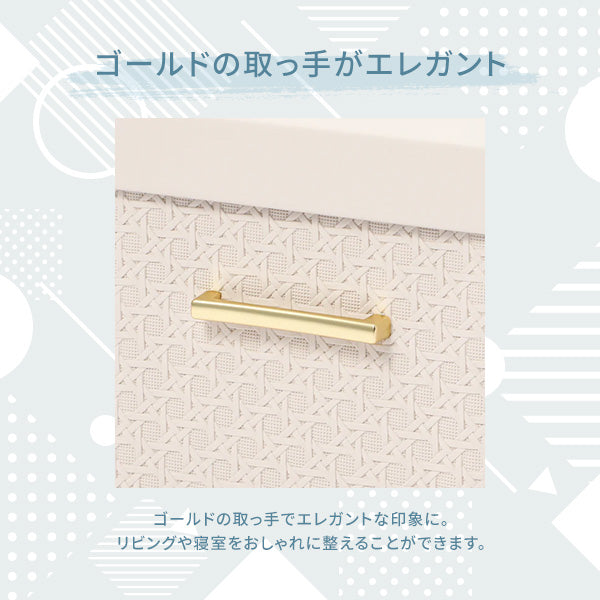 【EC限定】エンボス 大型ボックス S アイボリー