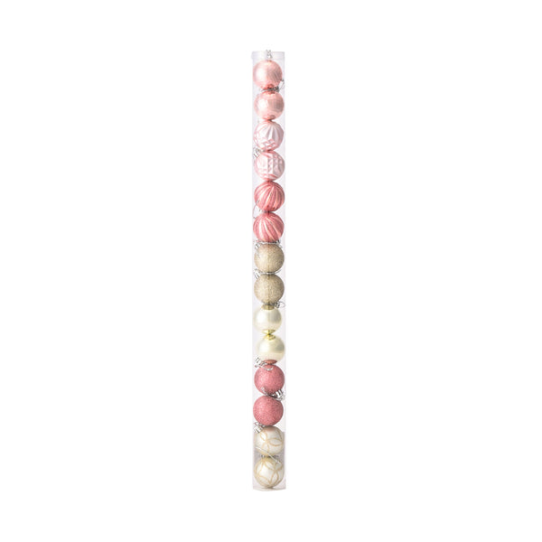 セットオーナメント 4cm 14個 ピンク