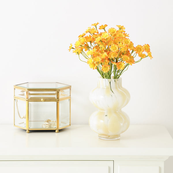 アートフラワー プチデイジー バンドル オレンジ
