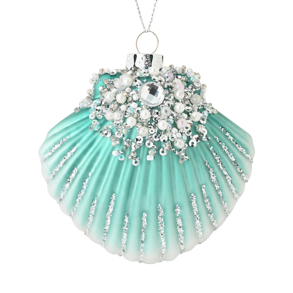 ガラスオーナメント シェル
