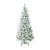 LED280球付き クリスマスツリー スノー 180cm ライトグリーン