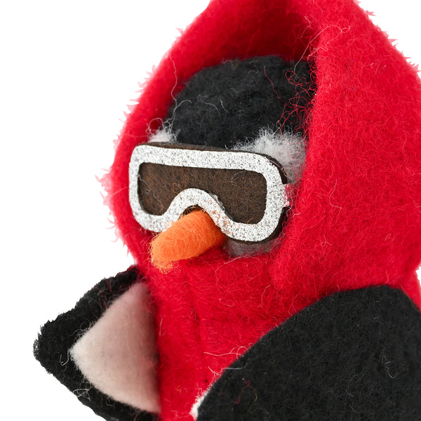 フェルトオーナメント スキーペンギン