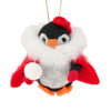 フェルトオーナメント 雪玉ペンギン
