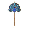 ファブリックオーナメント ピーコック ブルー