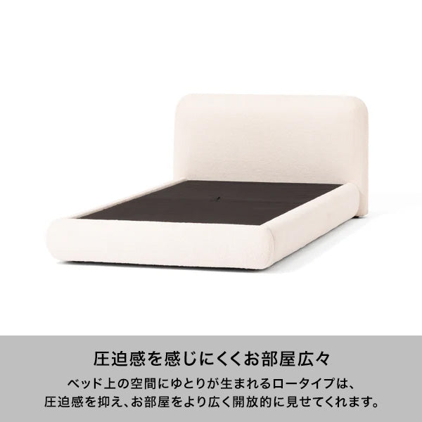 オーベル ベッド ダブル ホワイト