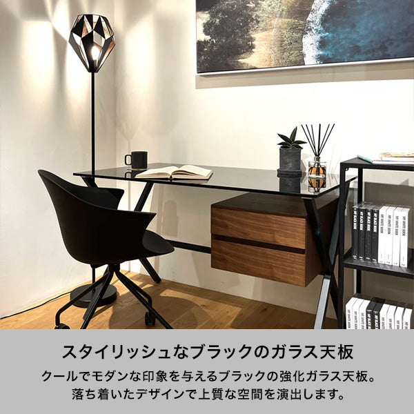 サッジオ デスク ブラウン