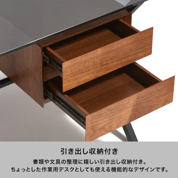 サッジオ デスク ブラウン
