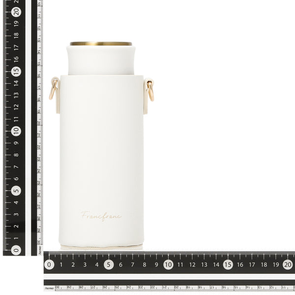 マット ステンレスボトル ホルダーセット 350ml  ホワイト