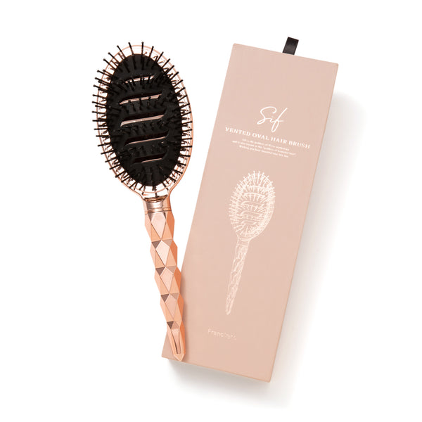 シヴ ベントオーバルヘアブラシ シャイニーピンクゴールド