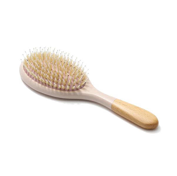 デュアルオーバル ヘアブラシ ナチュラル