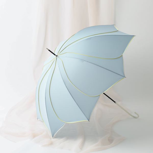 バイカラーパイピング 長傘 58cm グリーン