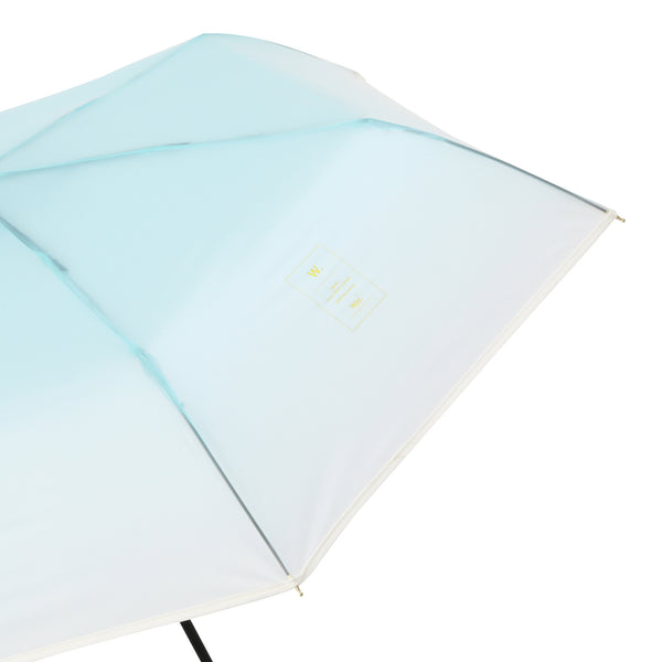 コスメティック アンブレラ 折りたたみ傘  50cm ブルー