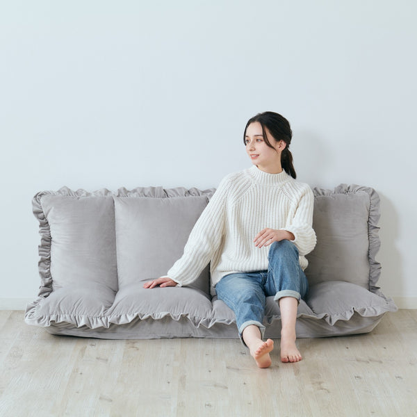 【EC限定】カラン フロアソファ （W1120～1570） グレー