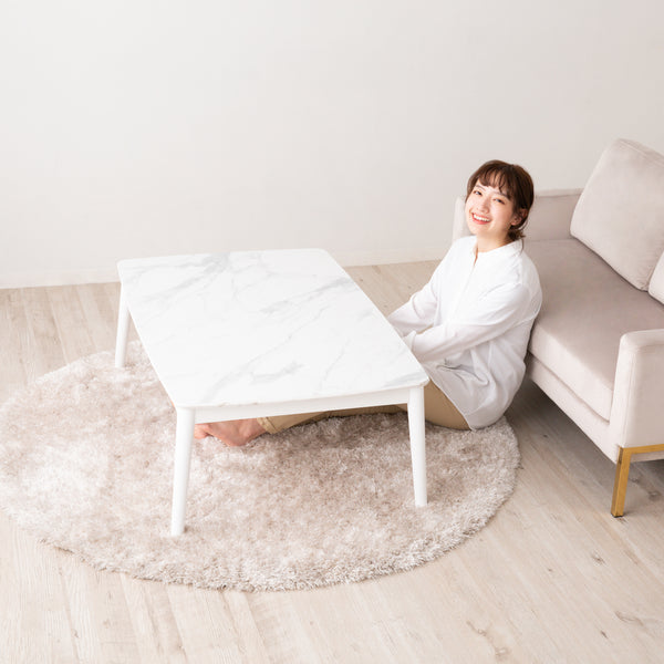 【EC限定】モスコ こたつテーブル L 1050×700 マーブル